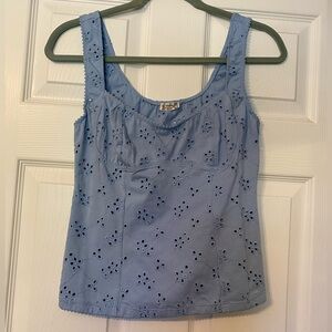 NWT Free People Light Blue Tank Top